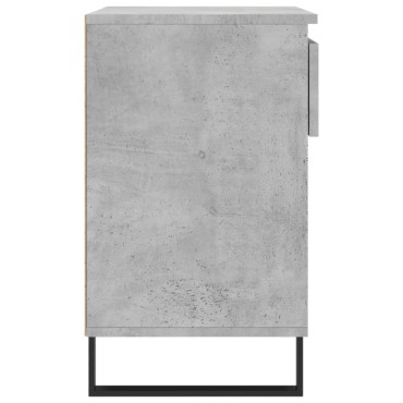 vidaXL Παπουτσοθήκη Γκρι Σκυροδέματος 70x36x60cm Επεξεργασμένο Ξύλο