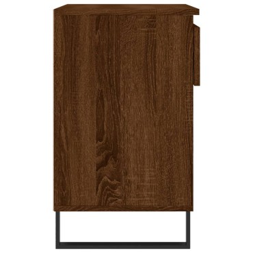 vidaXL Παπουτσοθήκη Καφέ Δρυς 70x36x60cm από Επεξεργασμένο Ξύλο