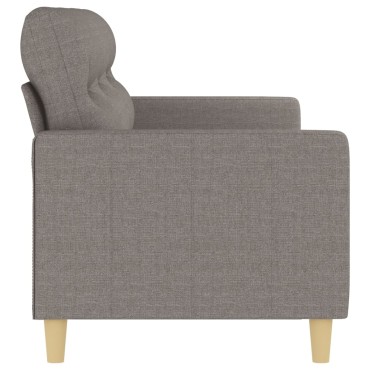vidaXL Καναπές Τριθέσιος Taupe Υφασμάτινος 198x77x80cm 1 τεμ.