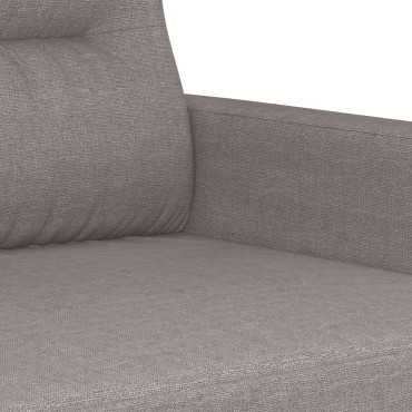 vidaXL Καναπές Τριθέσιος Taupe Υφασμάτινος 198x77x80cm 1 τεμ.