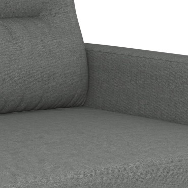 vidaXL Πολυθρόνα Σκούρο Γκρι Υφασμάτινη 78x77x80cm 1 τεμ. Γωνιακός