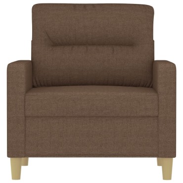 vidaXL Πολυθρόνα Καφέ Υφασμάτινη 78x77x80cm 1 τεμ. Γωνιακός
