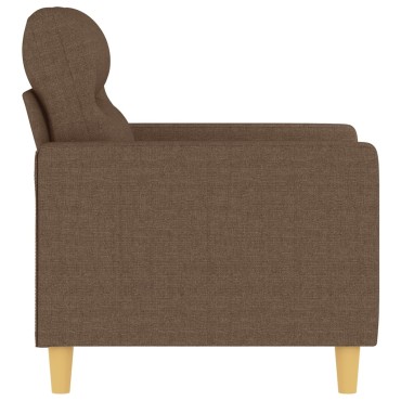 vidaXL Πολυθρόνα Καφέ Υφασμάτινη 78x77x80cm 1 τεμ. Γωνιακός