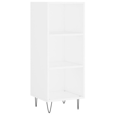 vidaXL Ντουλάπι Λευκό 34,5x34x180cm από Επεξεργασμένο Ξύλο 1 τεμ.