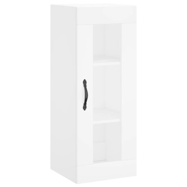 vidaXL Ντουλάπι Λευκό 34,5x34x180cm από Επεξεργασμένο Ξύλο 1 τεμ.