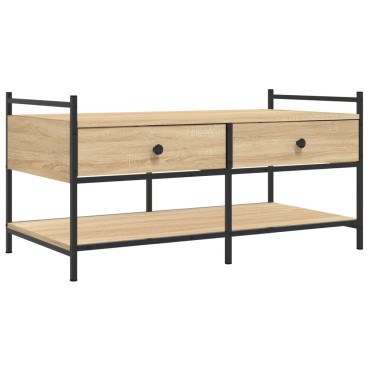 vidaXL Τραπεζάκι Σαλονιού Sonoma Δρυς 99x50x50cm Επεξεργασμένο Ξύλο 1 τεμ.