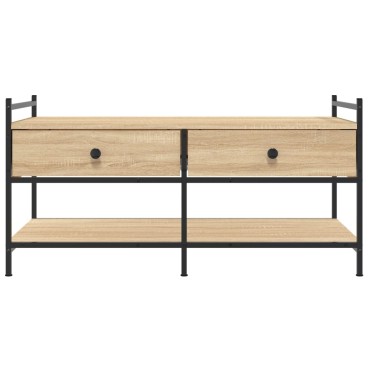 vidaXL Τραπεζάκι Σαλονιού Sonoma Δρυς 99x50x50cm Επεξεργασμένο Ξύλο 1 τεμ.