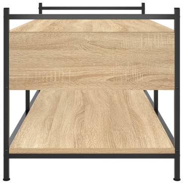 vidaXL Τραπεζάκι Σαλονιού Sonoma Δρυς 99x50x50cm Επεξεργασμένο Ξύλο 1 τεμ.