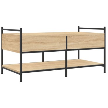 vidaXL Τραπεζάκι Σαλονιού Sonoma Δρυς 99x50x50cm Επεξεργασμένο Ξύλο 1 τεμ.