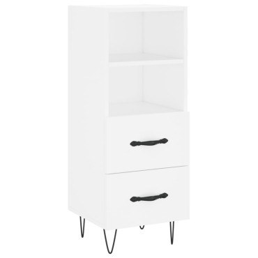 vidaXL Ντουλάπι Λευκό 34,5x34x180cm από Επεξεργασμένο Ξύλο 1 τεμ.