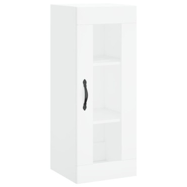 vidaXL Ντουλάπι Λευκό 34,5x34x180cm από Επεξεργασμένο Ξύλο 1 τεμ.