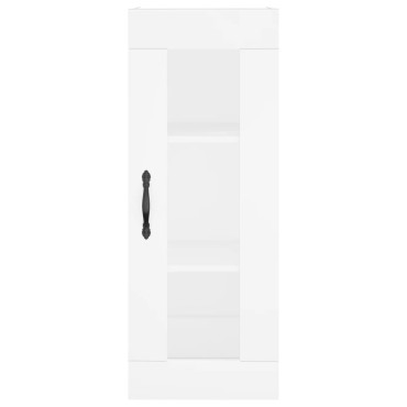 vidaXL Ντουλάπι Λευκό 34,5x34x180cm από Επεξεργασμένο Ξύλο 1 τεμ.
