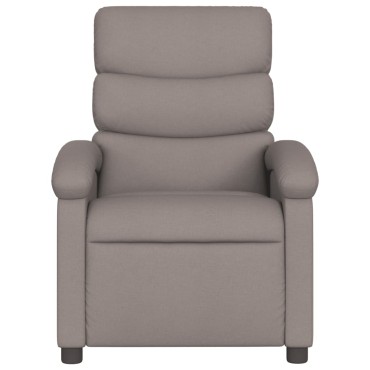 vidaXL Πολυθρόνα Ανακλινόμενη Taupe Υφασμάτινη 70x92x99,5cm 1 τεμ.