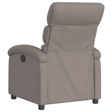 vidaXL Πολυθρόνα Ανακλινόμενη Taupe Υφασμάτινη 70x92x99,5cm 1 τεμ.