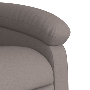 vidaXL Πολυθρόνα Ανακλινόμενη Taupe Υφασμάτινη 70x92x99,5cm 1 τεμ.