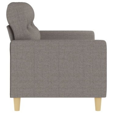 vidaXL Καναπές Διθέσιος Taupe Υφασμάτινος 158x77x80cm 1 τεμ.