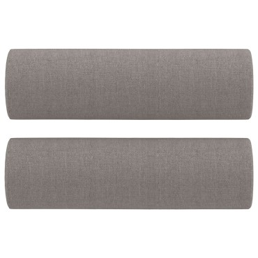 vidaXL Σετ Σαλονιού 3 τεμ. Taupe από Ύφασμα 78x77x80cm  Διθέσιος Τριθέσιος