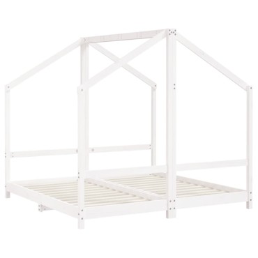 vidaXL Πλαίσιο Παιδικού Κρεβατιού 2x(80x160)cm Μασίφ Ξύλο Πεύκου 1 τεμ. - Μονό