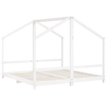 vidaXL Πλαίσιο Παιδικού Κρεβατιού 2x(90x190)cm Μασίφ Ξύλο Πεύκου 1 τεμ. - Μονό