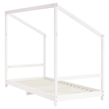 vidaXL Πλαίσιο Παιδικού Κρεβατιού 2x(90x190)cm Μασίφ Ξύλο Πεύκου 1 τεμ. - Μονό