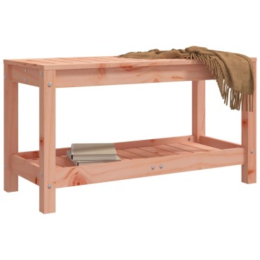 vidaXL Παγκάκι Κήπου 82,5x35x45cm από Μασίφ Ξύλο Ψευδοτσούγκας 1 τεμ.