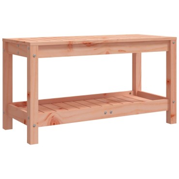 vidaXL Παγκάκι Κήπου 82,5x35x45cm από Μασίφ Ξύλο Ψευδοτσούγκας 1 τεμ.