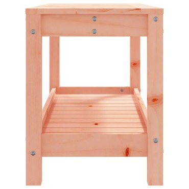 vidaXL Παγκάκι Κήπου 82,5x35x45cm από Μασίφ Ξύλο Ψευδοτσούγκας 1 τεμ.