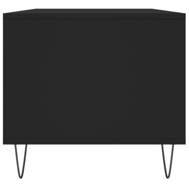 vidaXL Τραπεζάκι Σαλονιού Μαύρο 90x49x45cm Επεξεργασμένο Ξύλο 1 τεμ.