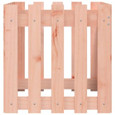 vidaXL Ζαρντινιέρα με Σχ. Φράχτη 50x50x50 εκ. Μασίφ Ξύλο Ψευδοτσούγκας