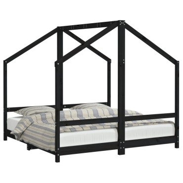 vidaXL Πλαίσιο Παιδικού Κρεβατιού 2x(80x160)cm Μασίφ Ξύλο Πεύκου 1 τεμ. - Μονό