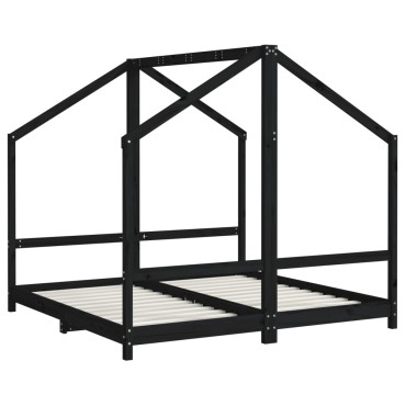 vidaXL Πλαίσιο Παιδικού Κρεβατιού 2x(80x160)cm Μασίφ Ξύλο Πεύκου 1 τεμ. - Μονό