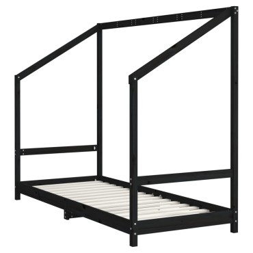 vidaXL Πλαίσιο Παιδικού Κρεβατιού 2x(80x200)cm Μασίφ Ξύλο Πεύκου 1 τεμ. - Μονό
