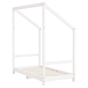 vidaXL Πλαίσιο Παιδικού Κρεβατιού 2x(70x140)cm Μασίφ Ξύλο Πεύκου 1 τεμ. - Μονό