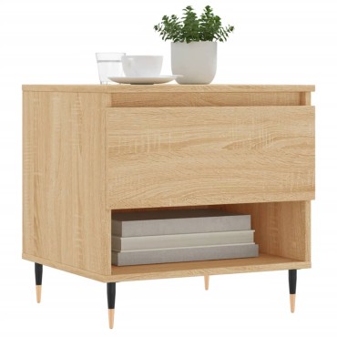 vidaXL Τραπέζια Σαλονιού 2 τεμ. Sonoma Δρυς 50x46x50cm Επεξεργ. Ξύλο
