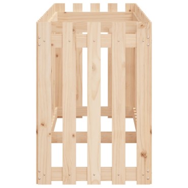 vidaXL Ζαρντινιέρα Υπερυψωμένη Σχ Φράχτη 200 x 50 x 70 εκ. Μασίφ Πεύκο