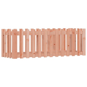 vidaXL Ζαρντινιέρα Υπερυψωμένη Φράχτης 150x50x50 εκ Μασίφ Ψευδοτσούγκα