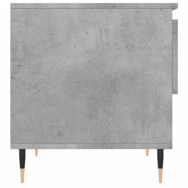 vidaXL Τραπεζάκι Σαλονιού Γκρι Σκυροδ. 50x46x50cm Επεξεργασμένο Ξύλο 1 τεμ.