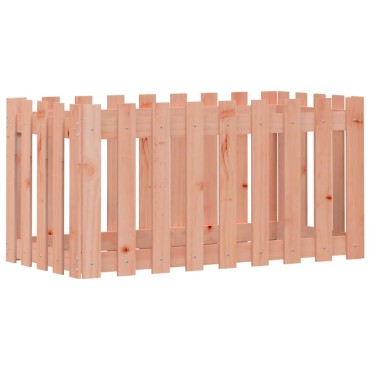 vidaXL Ζαρντινιέρα Υπερυψωμένη Φράχτης 100x50x50 εκ Μασίφ Ψευδοτσούγκα