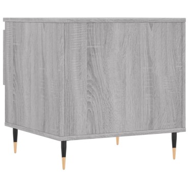 vidaXL Τραπεζάκι Σαλονιού Γκρι Sonoma 50x46x50cm Επεξεργασμένο Ξύλο 1 τεμ.