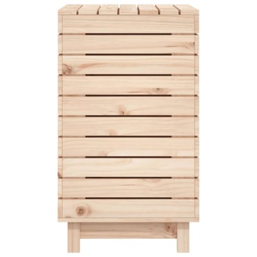 vidaXL Καλάθι Ρούχων 88,5 x 44 x 76 εκ. από Μασίφ Ξύλο Πεύκου