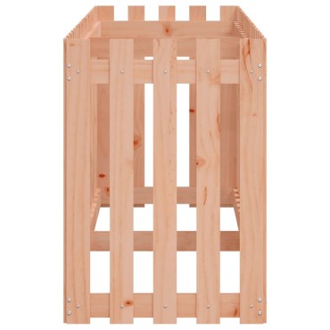 vidaXL Ζαρντινιέρα με Σχέδιο Φράχτη 200x50x70 εκ. Μασίφ Ψευδοτσούγκα