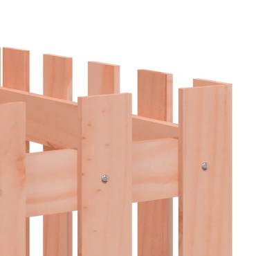 vidaXL Ζαρντινιέρα με Σχέδιο Φράχτη 200x50x70 εκ. Μασίφ Ψευδοτσούγκα