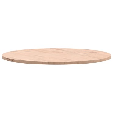 vidaXL Επιφάνεια Τραπεζιού Στρογγυλή 60x1,5cm Μασίφ Ξύλο Οξιάς 1 τεμ.