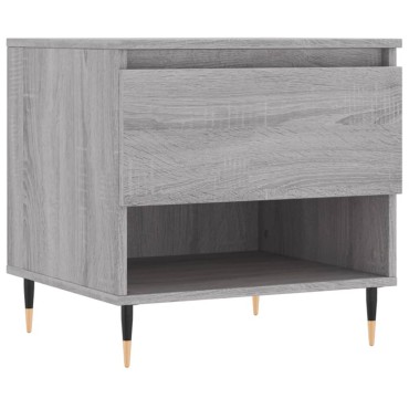 vidaXL Τραπεζάκια Σαλονιού 2 τεμ. Γκρι Sonoma 50x46x50cm Επεξ. Ξύλο