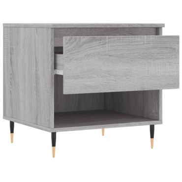vidaXL Τραπεζάκια Σαλονιού 2 τεμ. Γκρι Sonoma 50x46x50cm Επεξ. Ξύλο