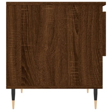 vidaXL Τραπεζάκια Σαλονιού 2 τεμ. Καφέ Δρυς 50x46x50cm Επεξ. Ξύλο