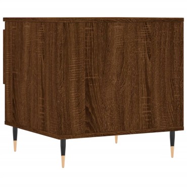 vidaXL Τραπεζάκια Σαλονιού 2 τεμ. Καφέ Δρυς 50x46x50cm Επεξ. Ξύλο