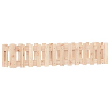 vidaXL Ζαρντινιέρα Υπερυψωμένη Σχ Φράχτη 150 x 30 x 30 εκ. Μασίφ Πεύκο