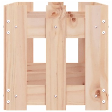vidaXL Ζαρντινιέρα Υπερυψωμένη Σχ Φράχτη 150 x 30 x 30 εκ. Μασίφ Πεύκο