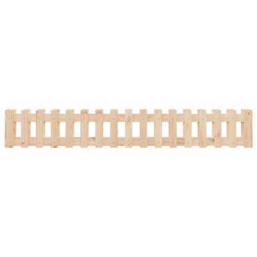 vidaXL Ζαρντινιέρα Υπερυψωμένη Σχ Φράχτη 200 x 30 x 30 εκ. Μασίφ Πεύκο